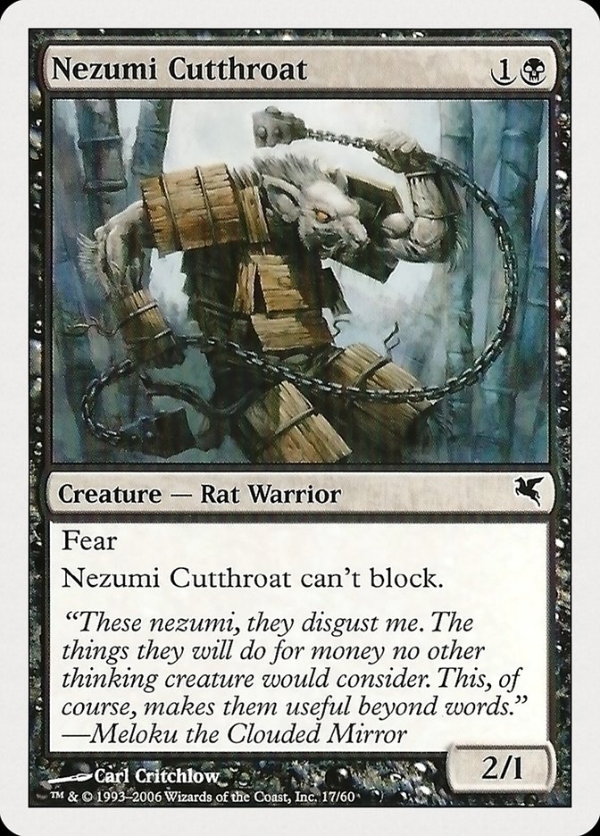 Nezumi Cutthroat PHUK-17 Hachette UK Magic card