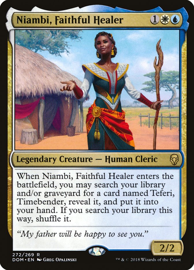 Niambi, Faithful Healer DOM-272 Dominaria Magic card