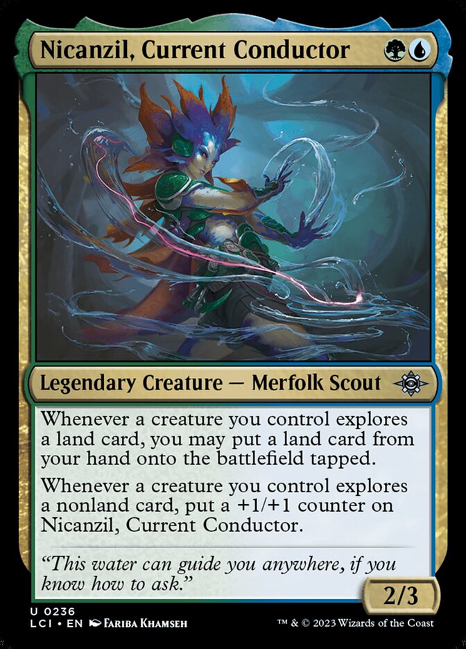 Nicanzil, Current Conductor LCI-236 The Lost Caverns of Ixalan Magic card