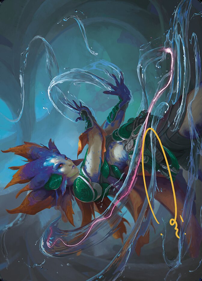 Nicanzil, Current Conductor // Nicanzil, Current Conductor ALCI-36 The Lost Caverns of Ixalan Art Series Magic card