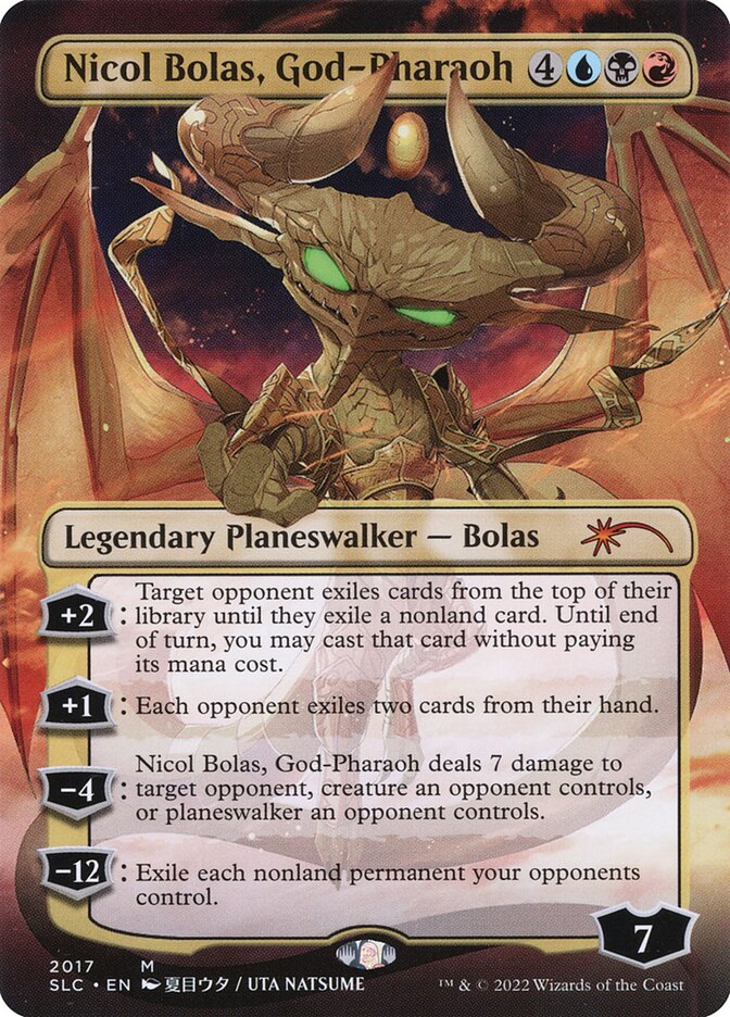 Nicol Bolas, God-Pharaoh SLC-2017 Secret Lair 30th Anniversary Countdown Kit Magic card