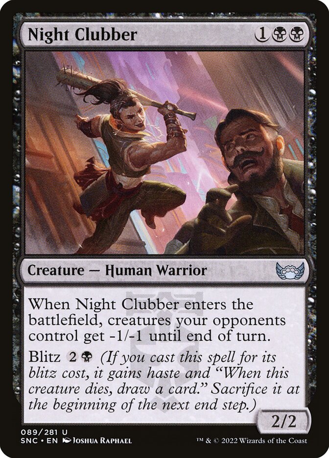 Night Clubber SNC-89 Streets of New Capenna Magic card