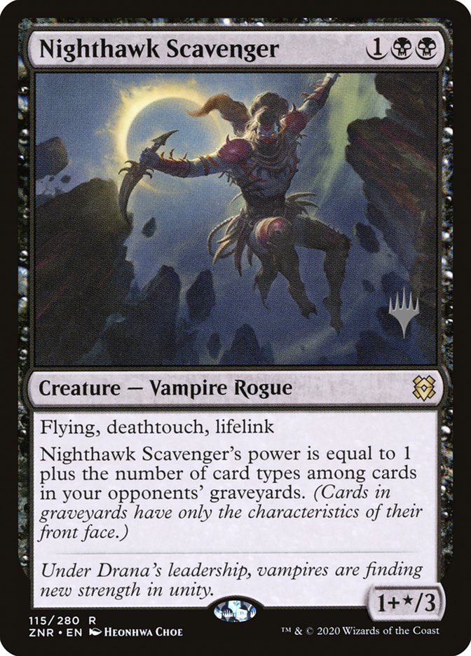 Nighthawk Scavenger PZNR-115P Zendikar Rising Promos Magic card