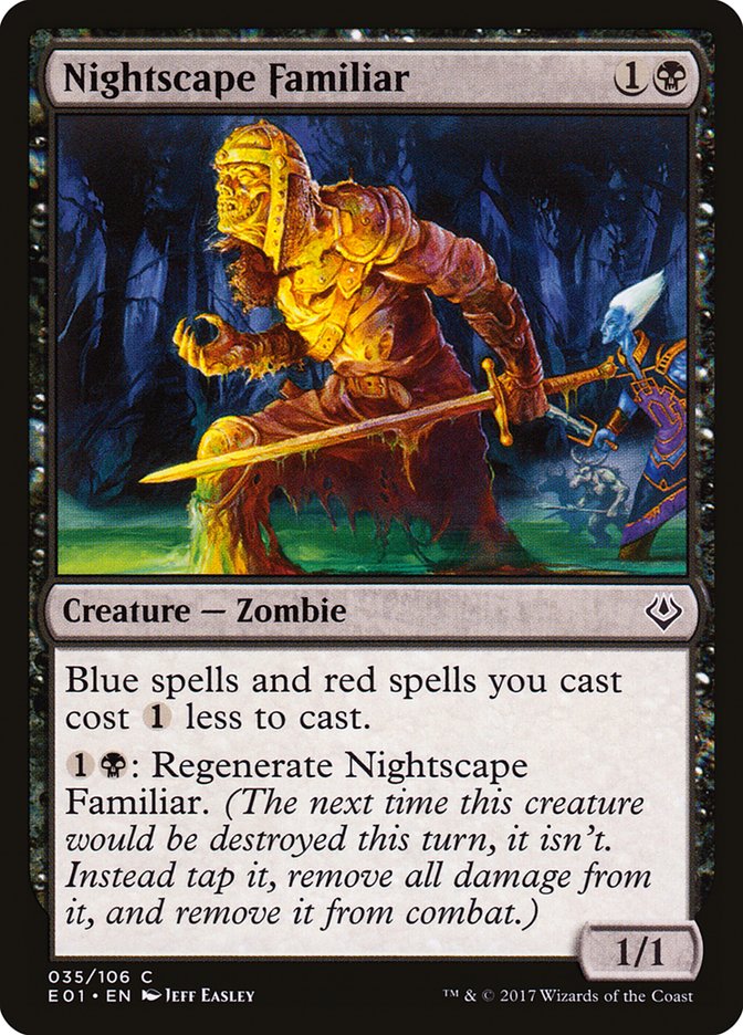 Nightscape Familiar E01-35 Archenemy: Nicol Bolas Magic card