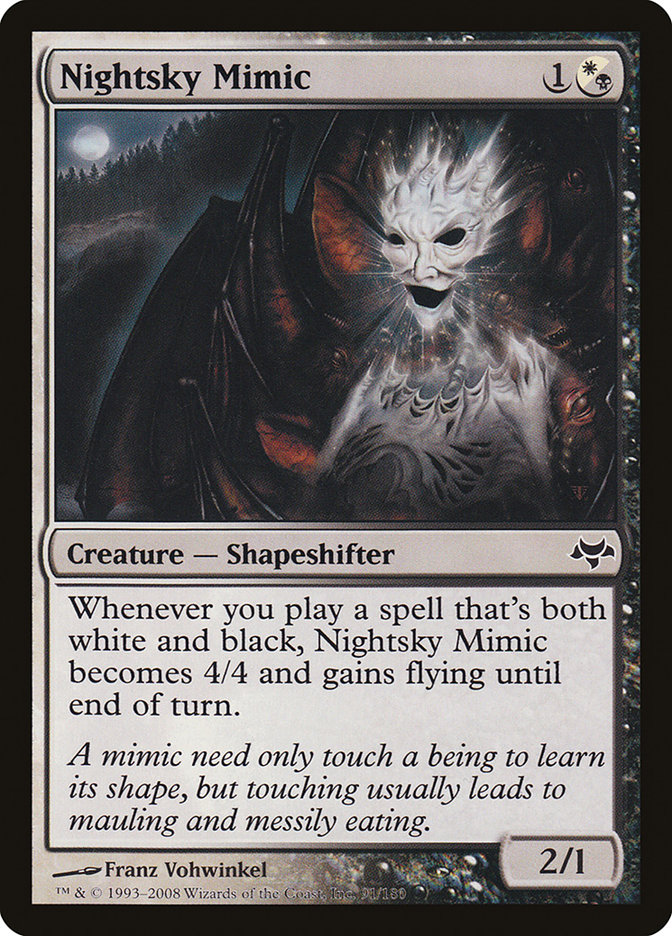 Nightsky Mimic EVE-91 Eventide Magic card