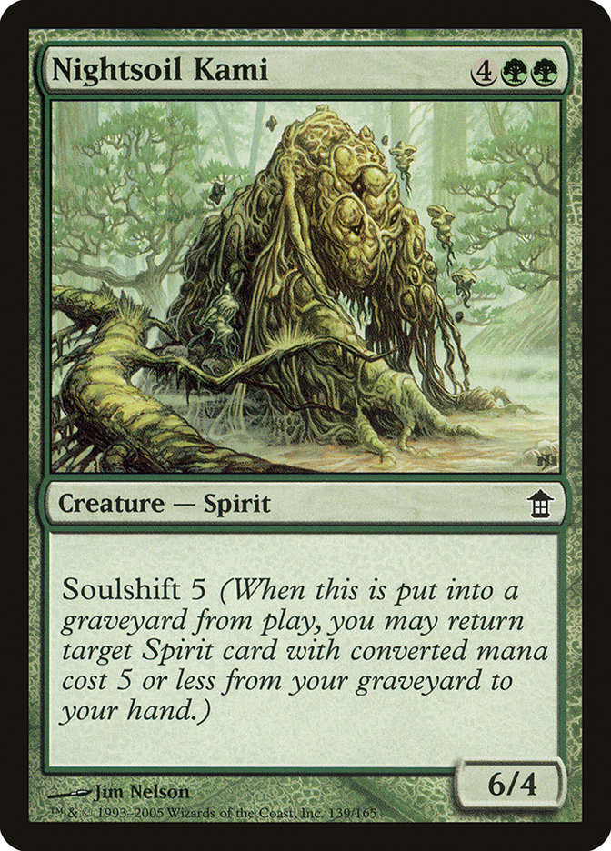 Nightsoil Kami SOK-139 Saviors of Kamigawa Magic card