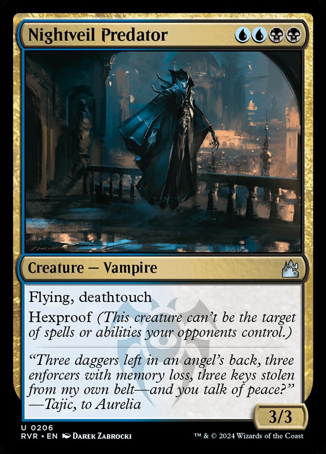 Nightveil Predator RVR-206 Ravnica Remastered Magic card