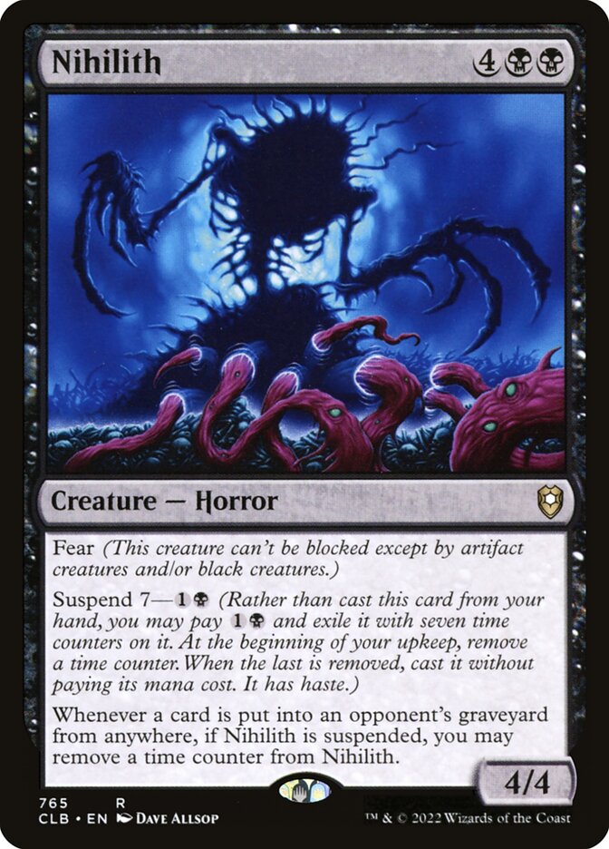 Nihilith CLB-765 Commander Legends: Battle for Baldur's Gate Magic card