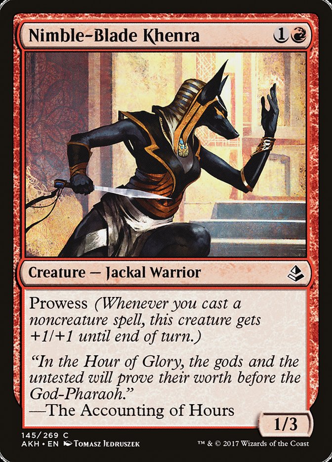 Nimble-Blade Khenra AKH-145 Amonkhet Magic card