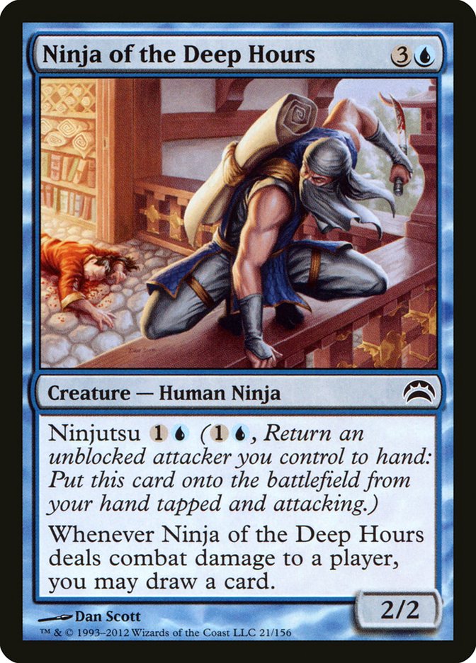 Ninja of the Deep Hours PC2-21 Planechase 2012 Magic card