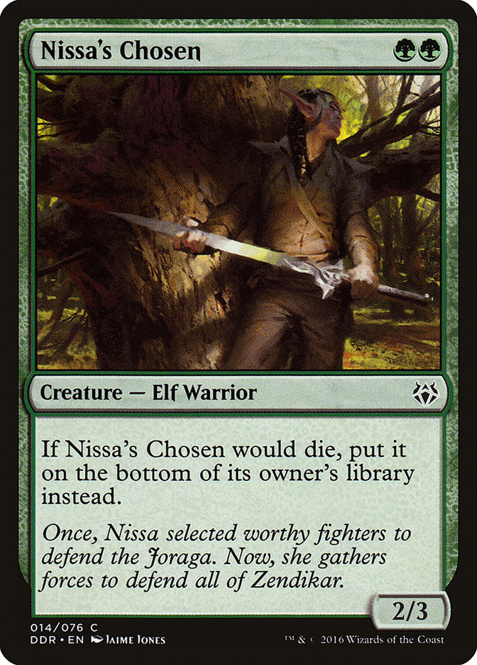 Nissa's Chosen DDR-14 Duel Decks: Nissa vs. Ob Nixilis Magic card