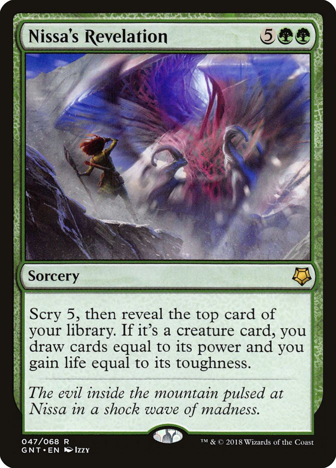 Nissa's Revelation GNT-47 Game Night Magic card