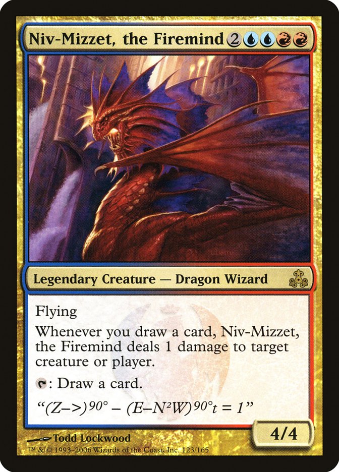 Niv-Mizzet, the Firemind GPT-123 Guildpact Magic card