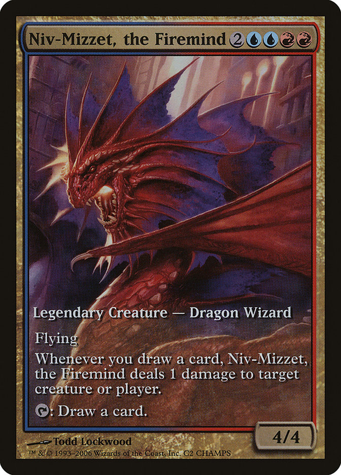 Niv-Mizzet, the Firemind PCMP-2 Champs and States Magic card