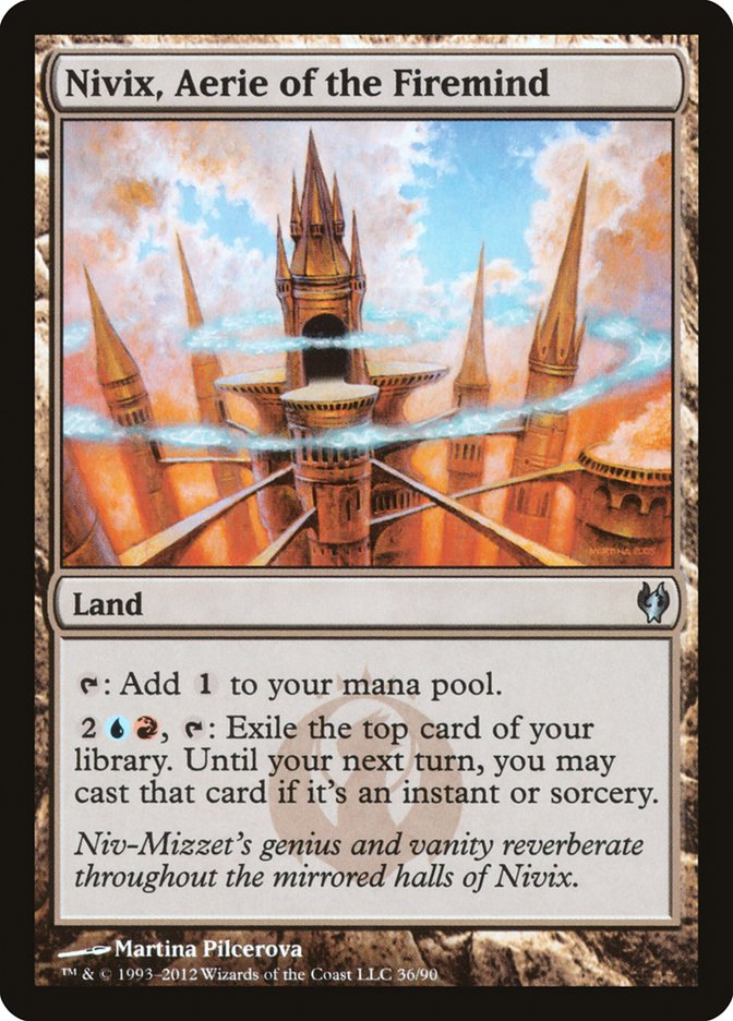 Nivix, Aerie of the Firemind DDJ-36 Duel Decks: Izzet vs. Golgari Magic card
