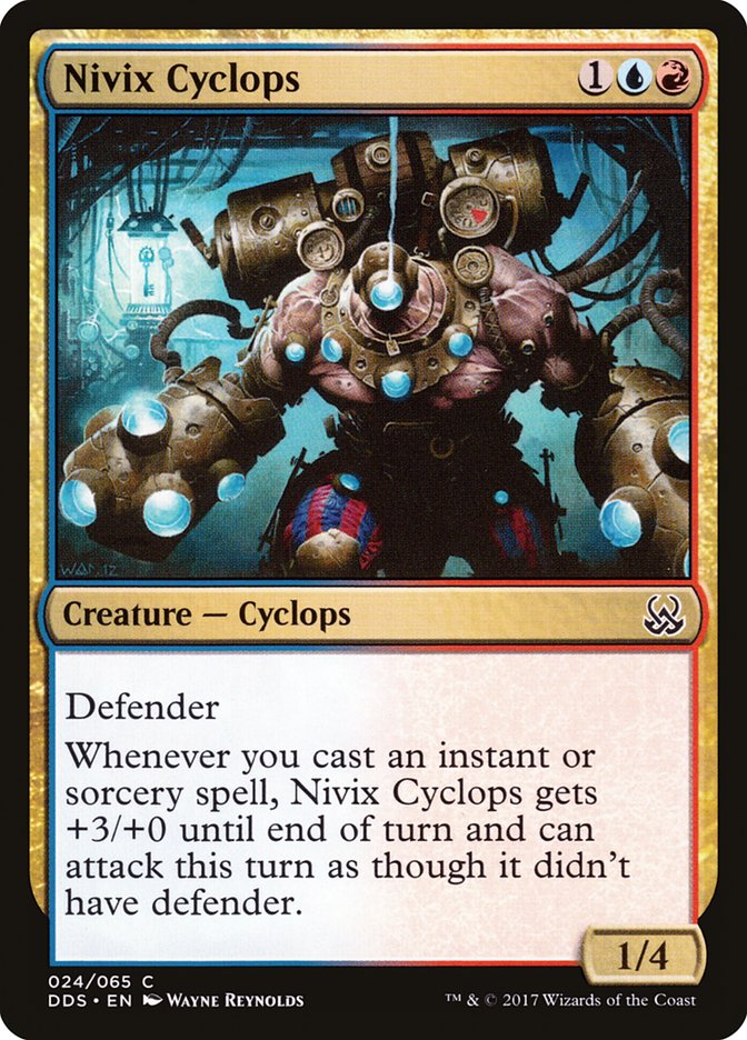 Nivix Cyclops DDS-24 Duel Decks: Mind vs. Might Magic card