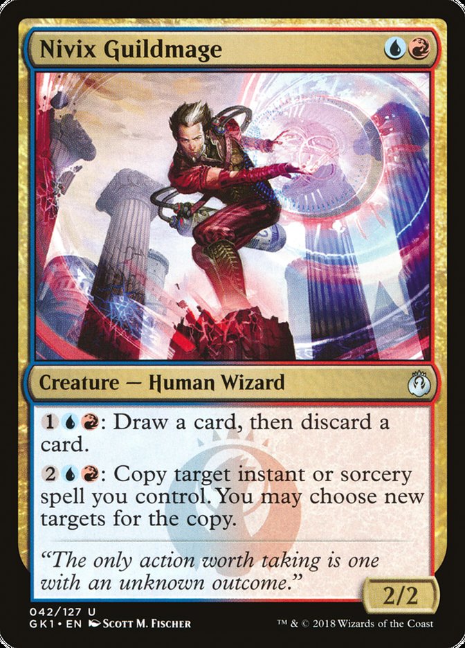 Nivix Guildmage GK1-42 GRN Guild Kit Magic card