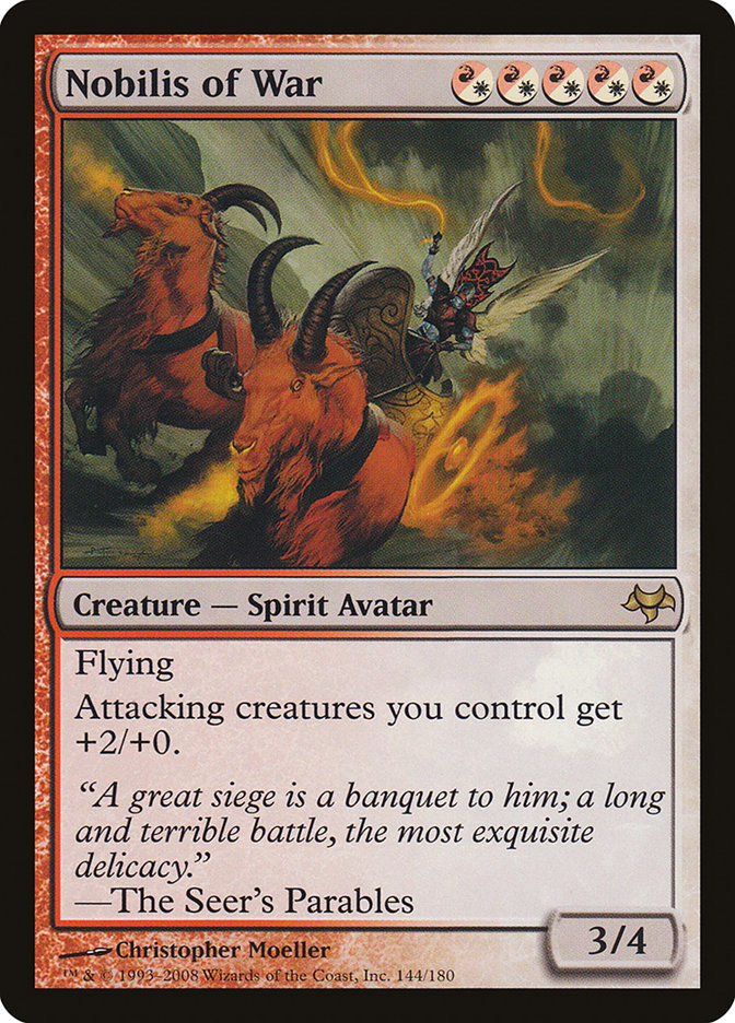 Nobilis of War EVE-144 Eventide Magic card