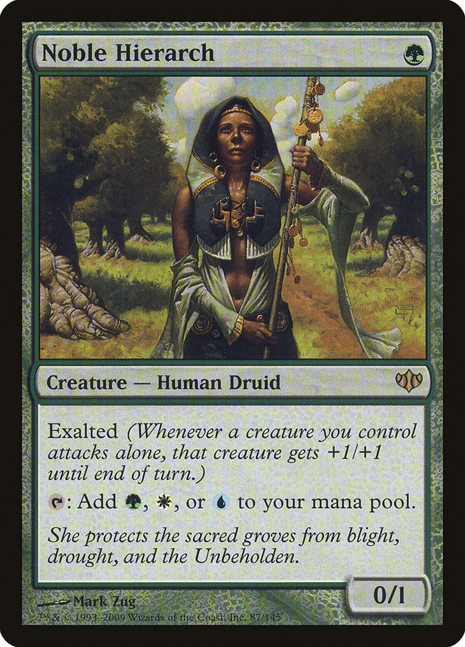 Noble Hierarch CON-87 Conflux Magic card