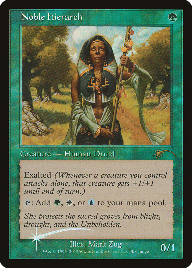 Noble Hierarch J12-3 Judge Gift Cards 2012 Magic card