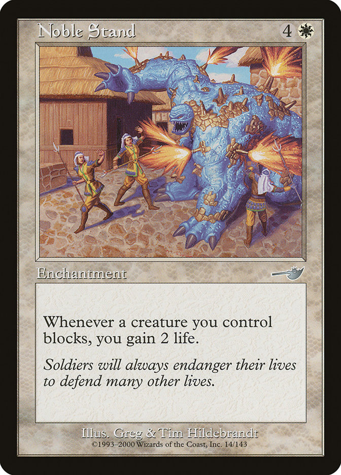 Noble Stand NEM-14 Nemesis Magic card