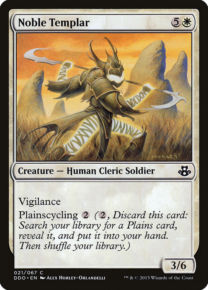 Noble Templar DDO-21 Duel Decks: Elspeth vs. Kiora Magic card