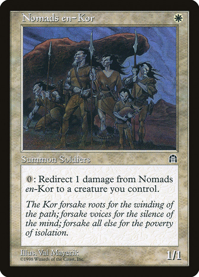 Nomads en-Kor STH-9 Stronghold Magic card