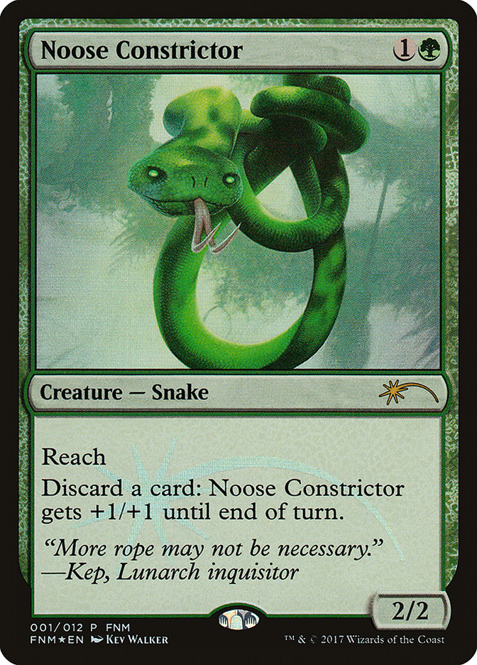 Noose Constrictor F17-1 Friday Night Magic 2017 Magic card