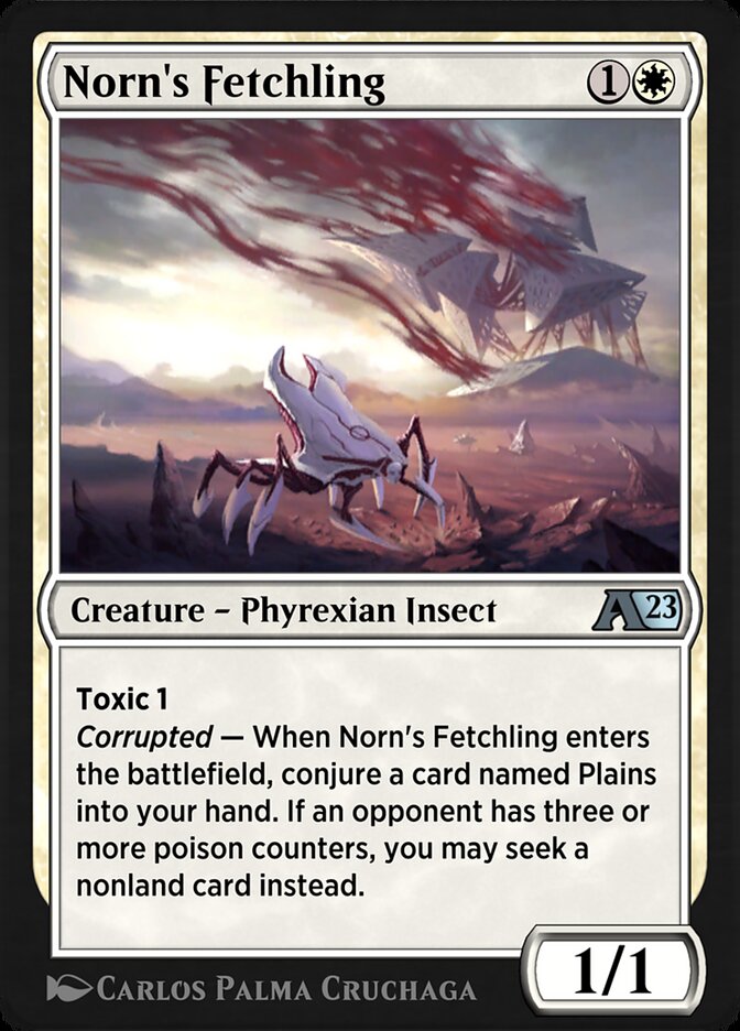 Norn's Fetchling YONE-4 Alchemy: Phyrexia Magic card