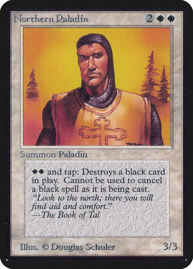 Northern Paladin LEA-29 Limited Edition Alpha Magic card