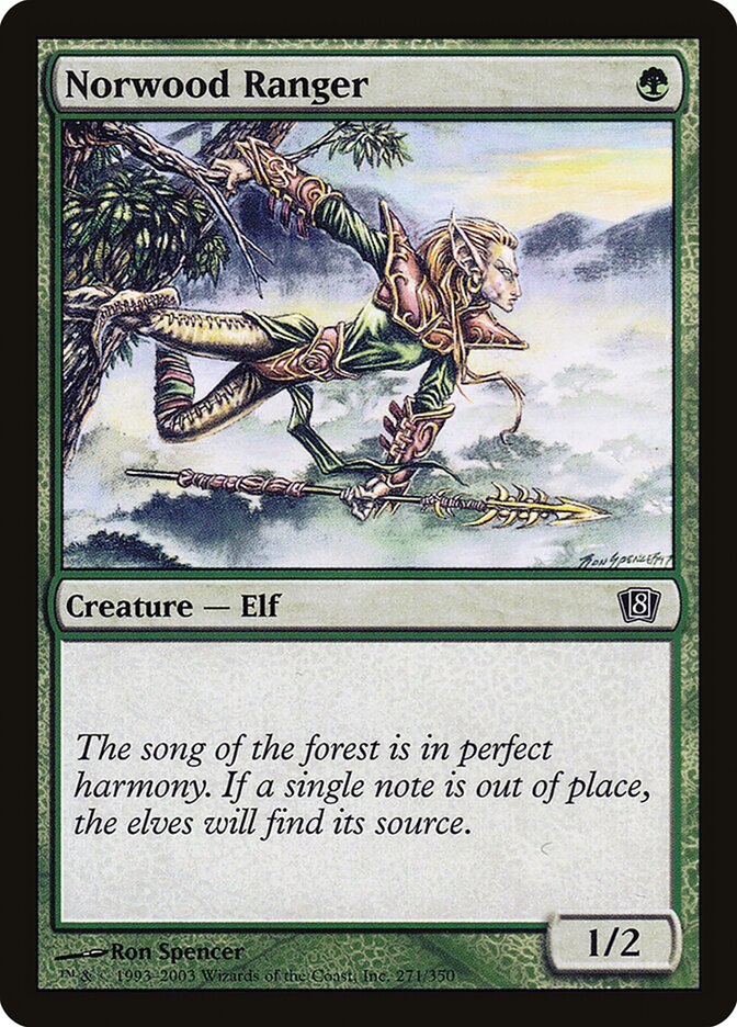 Norwood Ranger 8ED-271STAR Eighth Edition Magic card