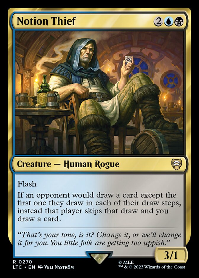 Notion Thief LTC-270 Tales of Middle-earth Commander Magic card