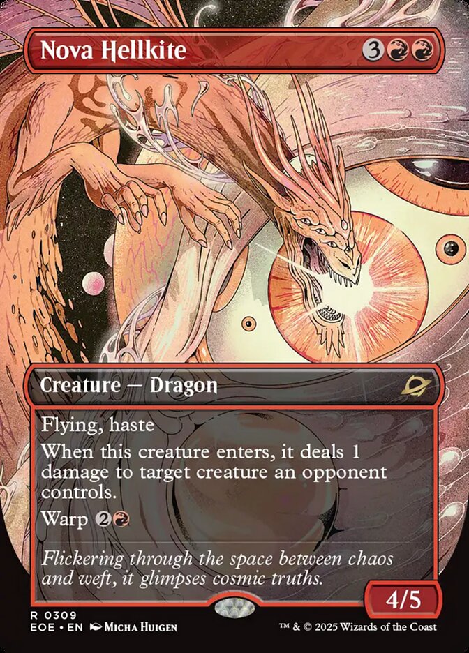 Nova Hellkite EOE-309 Edge of Eternities Magic card