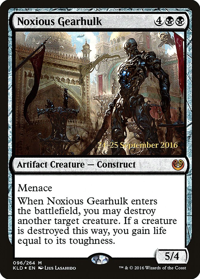 Noxious Gearhulk PKLD-96S Kaladesh Promos Magic card