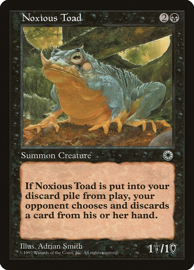 Noxious Toad POR-104 Portal Magic card