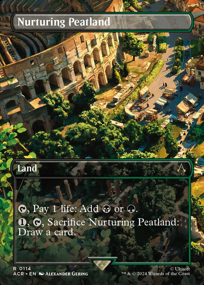 Nurturing Peatland ACR-114 Assassin's Creed Magic card