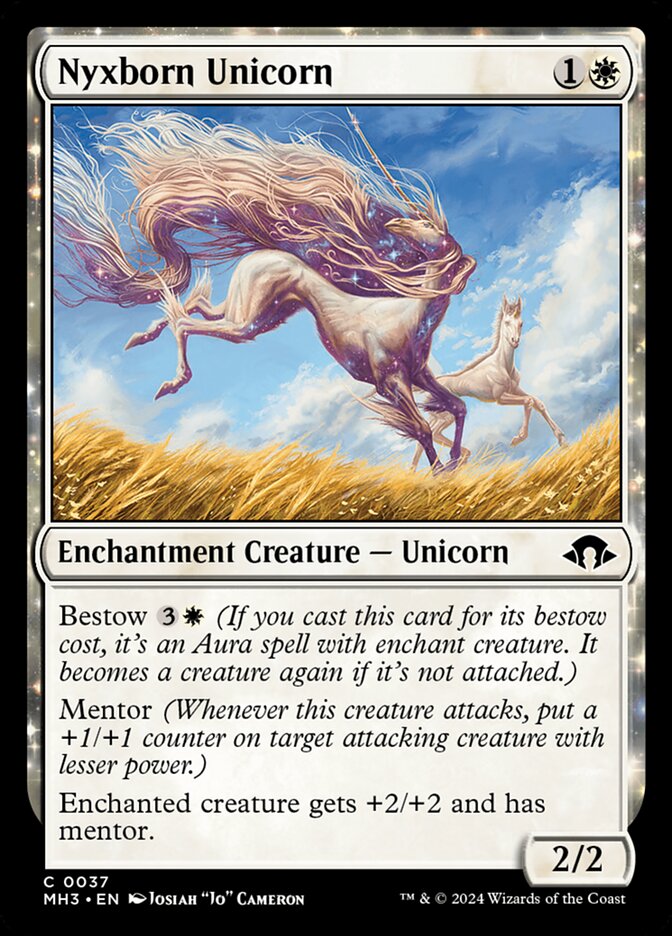 Nyxborn Unicorn MH3-37 Modern Horizons 3 Magic card