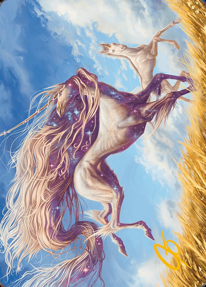 Nyxborn Unicorn // Nyxborn Unicorn AMH3-1 Modern Horizons 3 Art Series Magic card