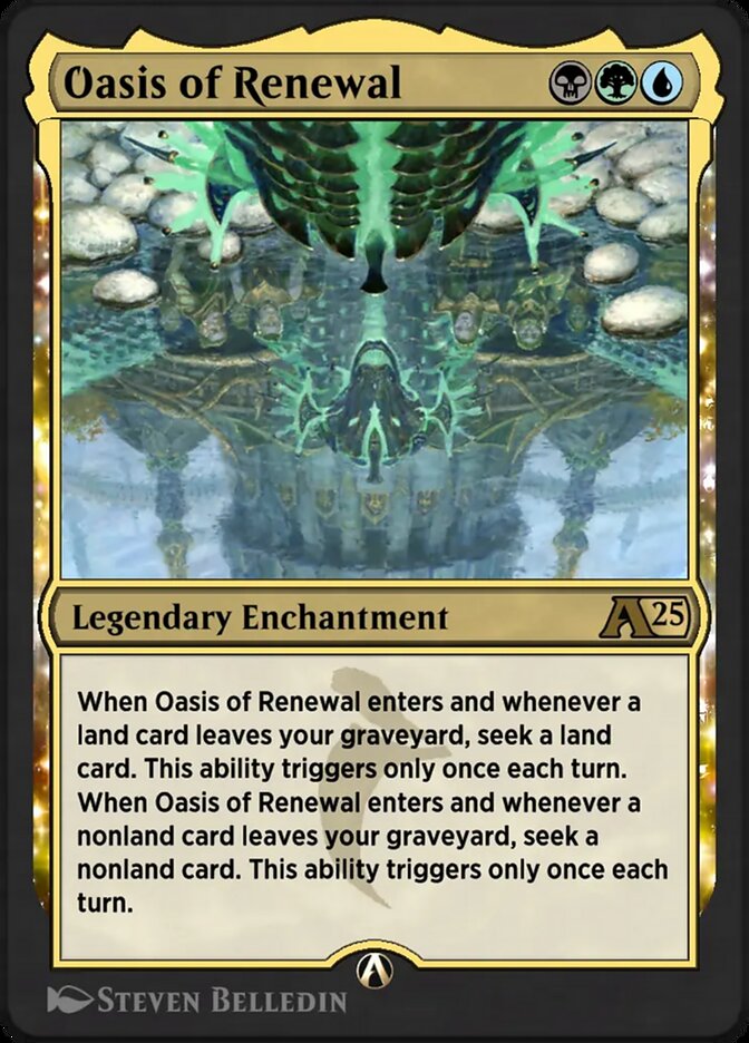 Oasis of Renewal YTDM-24 Alchemy: Tarkir Magic card