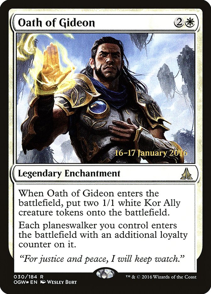 Oath of Gideon POGW-30S Oath of the Gatewatch Promos Magic card