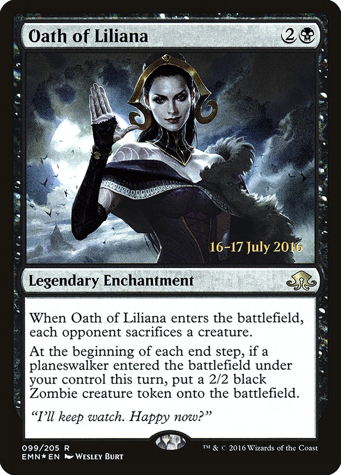 Oath of Liliana PEMN-99S Eldritch Moon Promos Magic card