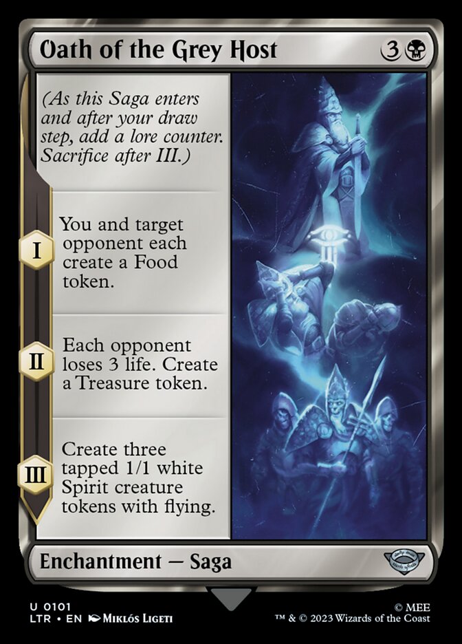 Oath of the Grey Host LTR-101 The Lord of the Rings: Tales of Middle-earth Magic card