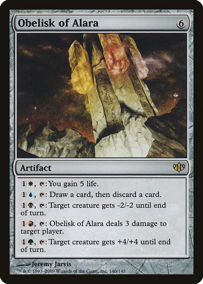 Obelisk of Alara CON-140 Conflux Magic card