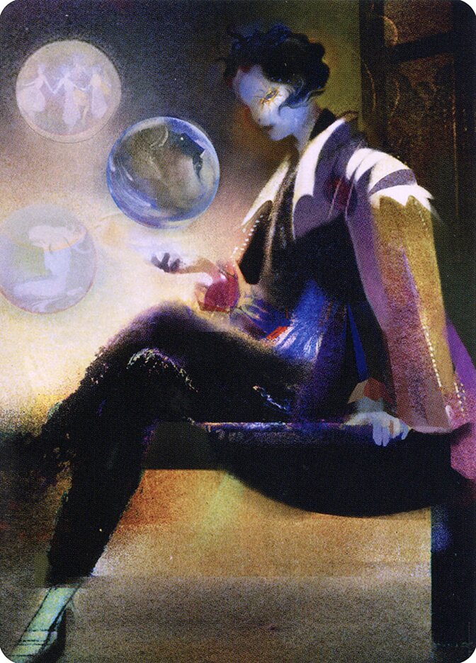 Obscura Interceptor // Obscura Interceptor ASNC-74 New Capenna Art Series Magic card