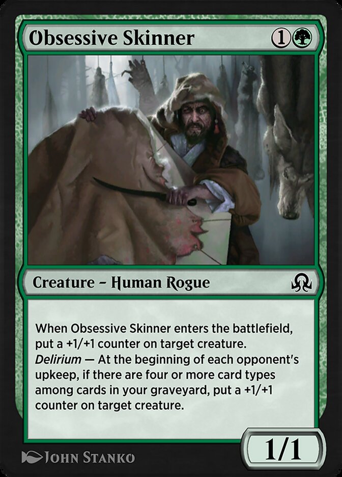 Obsessive Skinner SIR-207 Shadows over Innistrad Remastered Magic card