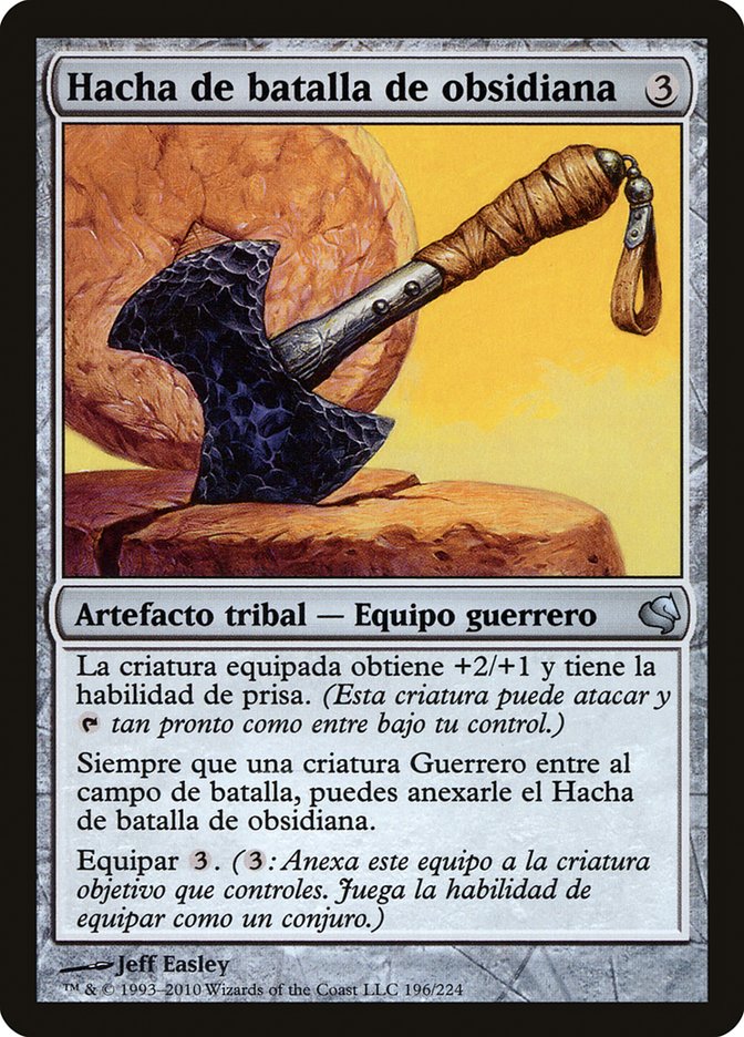 Obsidian Battle-Axe PS11-196 Salvat 2011 Magic card