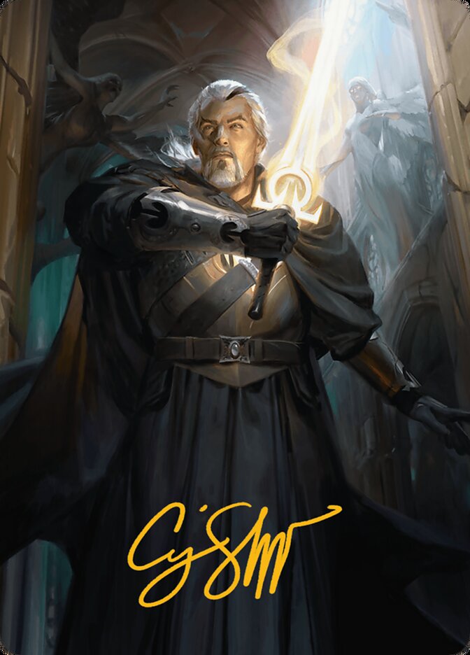 Odric, Lunarch Marshal // Odric, Lunarch Marshal AINR-1 Innistrad Remastered Art Series Magic card