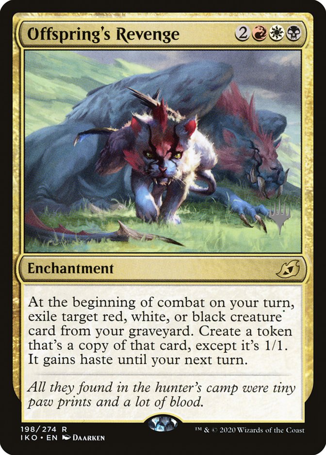 Offspring's Revenge PIKO-198P Ikoria: Lair of Behemoths Promos Magic card