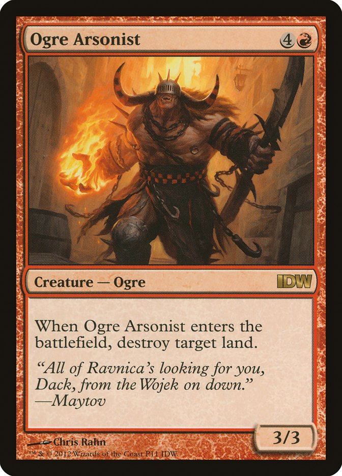 Ogre Arsonist PIDW-11 IDW Comics Inserts Magic card