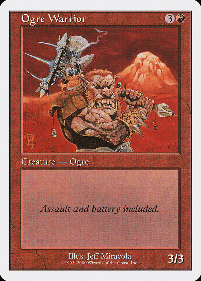 Ogre Warrior S00-33 Starter 2000 Magic card